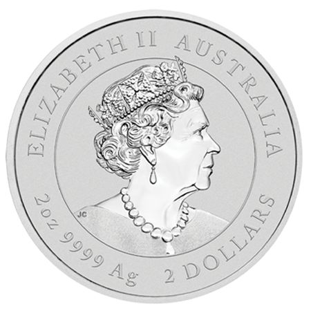 2021 2 oz Lunar III Ox Silver Coin - Perth Mint